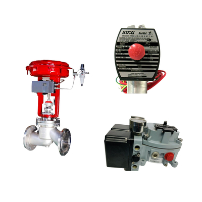 Valvola di controllo pneumatico cinese con Masoneilan SVI2-21123121 Valve Positioner E Valvola solenoide ASCO