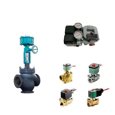 Valvola di controllo pneumatico cinese con Masoneilan SVI2-21113111 Valve Positioner E Valvola solenoide ASCO