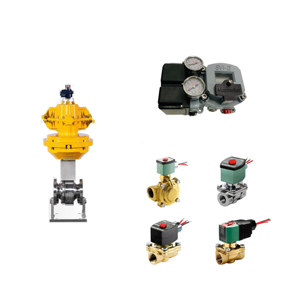 Valvola di controllo pneumatico cinese con Masoneilan SVI2-21113111 Valve Positioner E Valvola solenoide ASCO