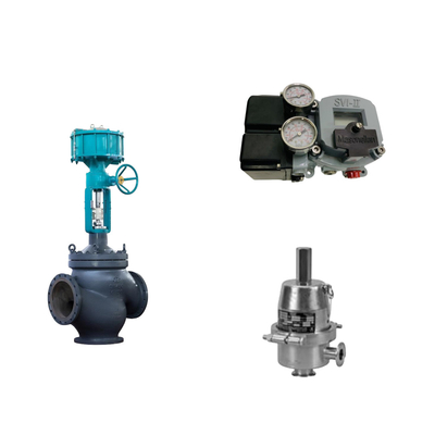 Valvola di controllo pneumatico cinese con Masoneilan SVI2-21113111 Valve Positioner e Fisher SR5 Valve di regolazione della pressione