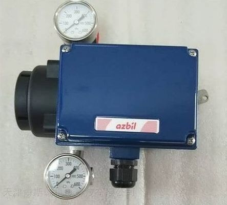 Valvola di regolazione con il posizionatore astuto pneumatico Avp100 della valvola di Azbil e dell'azionatore