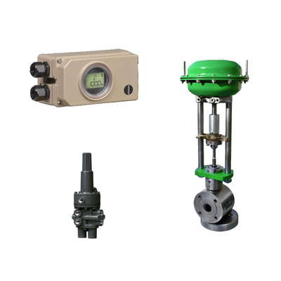 Valvola di controllo pneumatico cinese con Samson 3730-3 Valve Positioner e Fisher 377 Valve di viaggio sensori di pressione