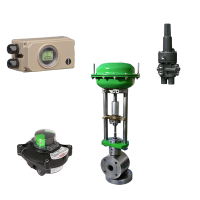Valvola di controllo pneumatico con posizionatore Samson 3730-3 e Fisher 377 Valvole di controllo di pressione e limite