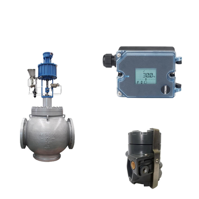 Valvola globe con posizionatore elettropneumatico Samson 3725 e Fisher 846