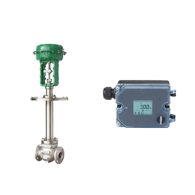 Samson 3725 Posizionatore elettropneumatico e Burkert Tipo 5404 Valvola solenoide sono utilizzati per la valvola di controllo