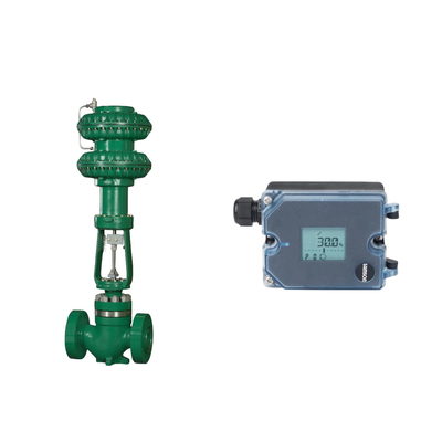 Samson 3725 Posizionatore elettropneumatico e Burkert Tipo 5404 Valvola solenoide sono utilizzati per la valvola di controllo
