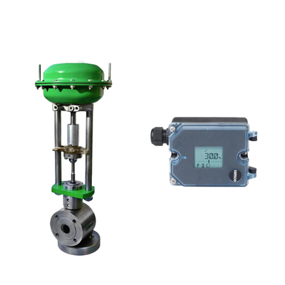 Samson 3725 Posizionatore elettropneumatico e Burkert Tipo 5404 Valvola solenoide sono utilizzati per la valvola di controllo