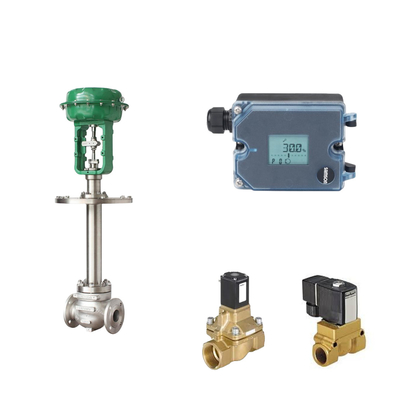 Samson 3725 Posizionatore elettropneumatico e Burkert Tipo 5404 Valvola solenoide sono utilizzati per la valvola di controllo