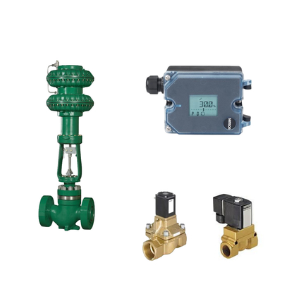 Samson 3725 Posizionatore elettropneumatico e Burkert Tipo 5404 Valvola solenoide sono utilizzati per la valvola di controllo