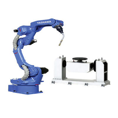 6 Axis Arm Robot Yaskawa AR1440 con posizionatore di saldatura CNGBS per l'automazione del robot di saldatura Mig