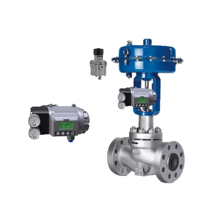 Grigio Masoneilan SVI3 AP Smart Valve Positioner con comunicazione Hart e regolatore 78-40 per valvola di controllo In stock