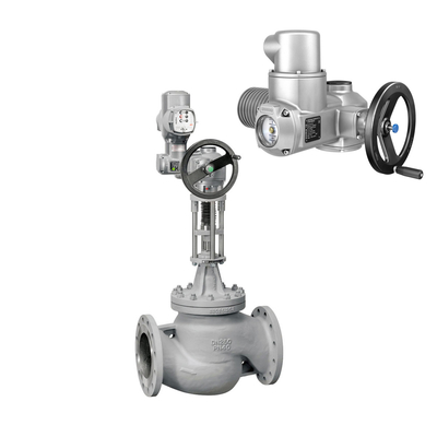 Auma Acatuator elettrico con sfera elettrica di formaggio Vavle Valvola globe per il controllo delle valvole