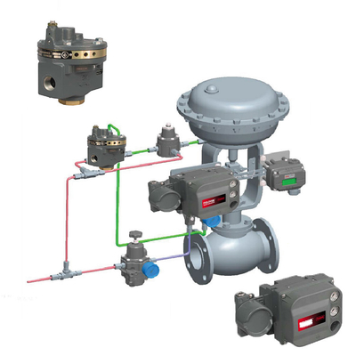 Fisher DVC6200 Valve Controller con Valve di controllo pneumatico cinese 67-CFR Regulator come fornitore di magazzino Valve Positioner