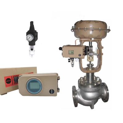 Samson 4708 regolatore di pressione con 3730 valvola posizionatore W / HART &amp; Feedback e valvole pneumatiche cinesi Conrtol
