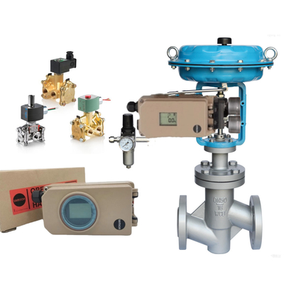 Valvole solenoidi Asco W/ Samson 3730-3 Posizionatore digitale e corpo della valvola pneumatica cinese per la valvola di controllo del flusso di Samson