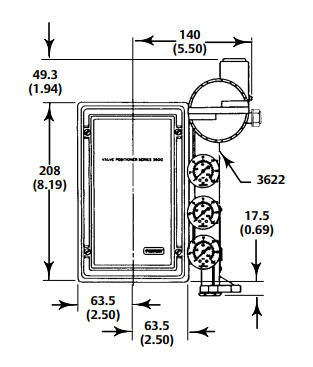 Valvolatori elettro-pneumatici di buona qualità Fisher 3620J utilizzati con attuatori rotativi a doppia azione singoli in stock