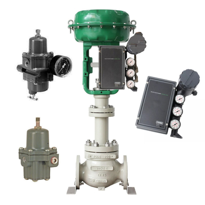 Valvolatori elettro-pneumatici di buona qualità Fisher 3620J utilizzati con attuatori rotativi a doppia azione singoli in stock