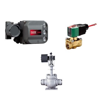 Valvola di controllo con diagnostica delle prestazioni PD Single Acting FISHER DVC6200 Digital Valve Controller e valvola ASCO