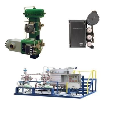 Controllo della pressione / del flusso Slide con attuatore Fisher 1052/2052 e posizionatore di valvola DVC6200 3610J