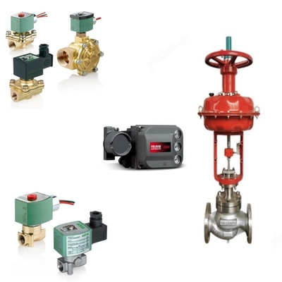 Valvola di controllo DVC6200 Fisher Positioner 67C Valvola riduttrice di pressione e Valvola solenoide ASCO
