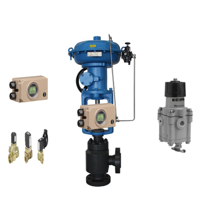 Samson 3730-2 posizionatore e Asco 210 valvola solenoide Masoneilan valvola riducente della pressione 78-40