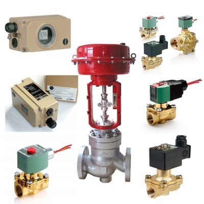 Valvola di controllo Samson 3241 e attuatore pneumatico da 3271-750 centimetri quadrati con posizionatore di valvola 3730-4