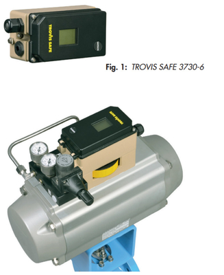 Samson 3730-6 posizionatore con sensori di comunicazione e pressione HART serie 3730 e 3701 valvola elettronica