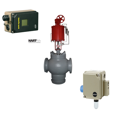 Samson 3730-6 posizionatore con sensori di comunicazione e pressione HART serie 3730 e 3701 valvola elettronica