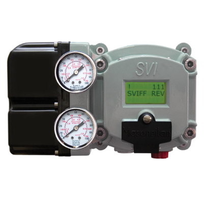 Valvola di controllo in acciaio inossidabile utilizza Masoneilan SVI2-21123121 Valve Positioner And Fisher SR5 Sanitary Regulator