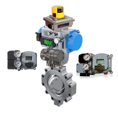 La valvola di controllo in acciaio al carbonio utilizza Masoneilan SVI2-21123111 valvola posizionatore e Fisher846 convertitori elettrici