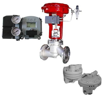 Cina Valvola di controllo con Masoneilan SVI2-21123111 Valvola posizionatore e 78-40 Valvola riduttrice di pressione