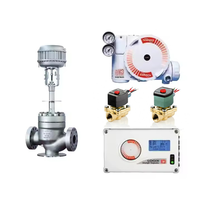 Valvola di controllo pneumatico con posizionatore di flowserve Logix 520MD per posizionatore di valvola di flowserve digitale intelligente
