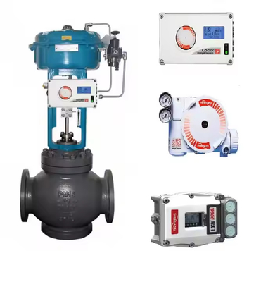 Posizionatore della valvola di Flowserve 3200MD con il regolatore del filtro dall'elettrovalvola a solenoide 67CFR 551 di ASCO e della valvola di controllo