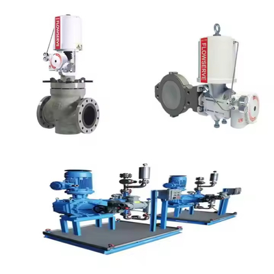 Posizionatore della valvola di Flowserve 3200MD con il regolatore del filtro dall'elettrovalvola a solenoide 67CFR 551 di ASCO e della valvola di controllo