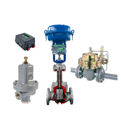 Valvola di regolazione del diaframma pneumatico e Fisher DVC2000 con valvola di riduzione della pressione del filtro