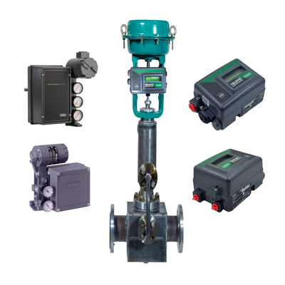 Componenti di valvole cinesi con posizionatore di valvole Fisher e valvola solenoide ASCO 210 e regolatore di pressione del filtro 78-40