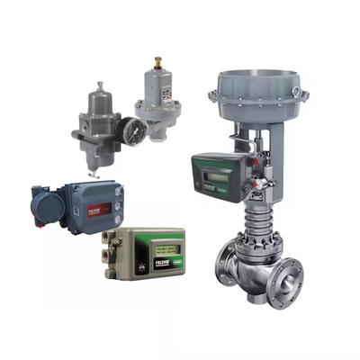 Valvola di regolazione della pressione Fisher MR95 e posizionatore DVC2000 e attuatore pneumatico Samson 3277