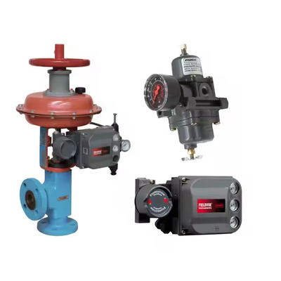 Fabbrica cinese di valvole di controllo pneumatiche con Fisher Fieldvue DVC6200 Digital Valve Controller Positioner e 67CFR-239 Regulator
