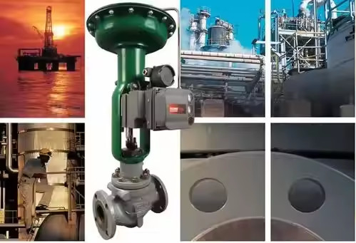Valvola di controllo con posizionatore di valvola DVC6200 posizionatore digitale di valvola intelligente Fisher