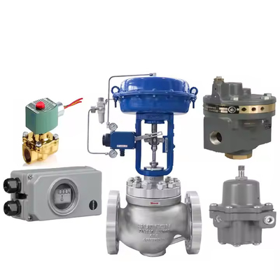 Valvola di controllo pneumatico Wuzhong ATS con regolatore di filtro 67CFR e Fisher DVC2000 Valve Positoner