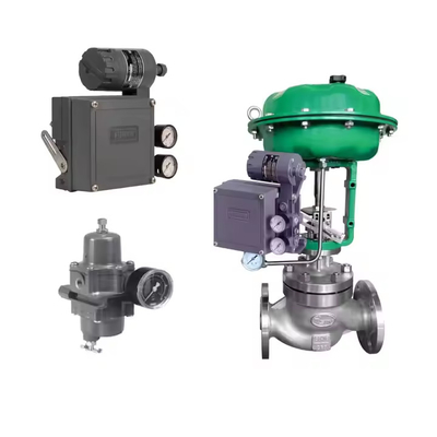 Valvola di controllo cinese con Fisher 3582 Valve Positioner e Masoneilan78-80s Filter Regulator Rotork YT-300 Volume Booster