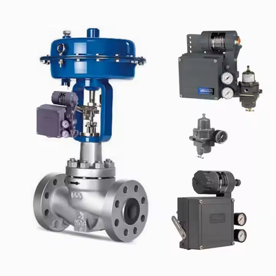 Valvola di controllo cinese con Fisher 3582 Valve Positioner e Masoneilan78-80s Filter Regulator Rotork YT-300 Volume Booster