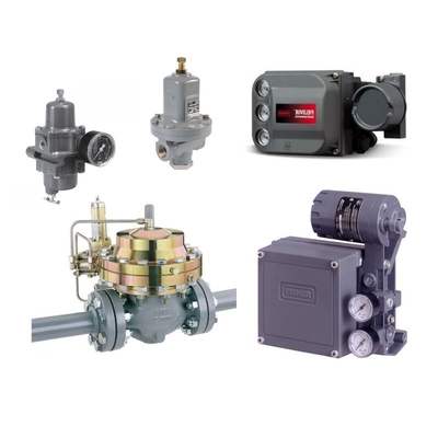 Valvola di controllo pneumatica con Fisher 3582/3582i Valvola elettro-pneumatica di posizionamento e 4211 Valvola di posizionamento trasmettitore fornitore in magazzino