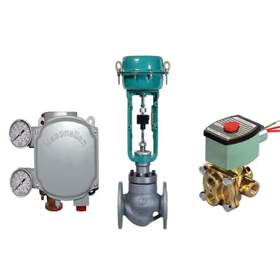 Componenti per valvole cinesi con posizionatore di valvole Masoneilan SVI1000 e valvola solenoide ASCO 210