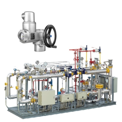 Valvo di commutazione Skid con attuatore di valvola elettrica Auma SO SOR attuatore elettrico