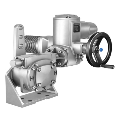 Controllo della pressione e del flusso Slide con attuatore elettrico Auma SA/SQ e cambio multi-rotation GK/GST/GHT