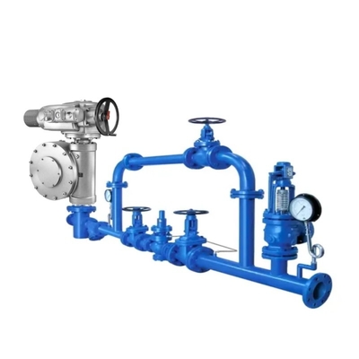 Valve Switching Skid è dotato di valvole elettriche AUMA SA 07.2 - SA 16.2 e SA 25.1 Auma attuatore lineare