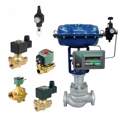 Valvo di controllo pneumatico Fisher di alta qualità Modelli popolari come DVC2000 DVC6200 3582i POSIZIONATORE DI VALVO DI CUORE DIGITALE Con valvola solenoide ASCO
