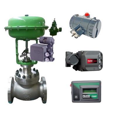Valvola di controllo cinese dotata di Fisher 3582i DVC6200 DVC2000 DVC510si posizionatore intelligente e valvola solenoide ASCO