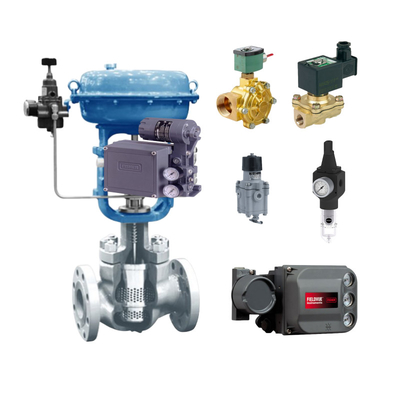 Valvola di controllo cinese dotata di Fisher 3582i DVC6200 DVC2000 DVC510si posizionatore intelligente e valvola solenoide ASCO